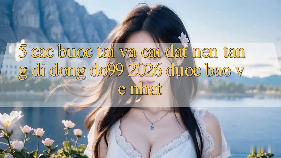 5. Các bước Tải Và Cài Đặt Nền tảng di động DO99 2026 Được bảo vệ Nhất