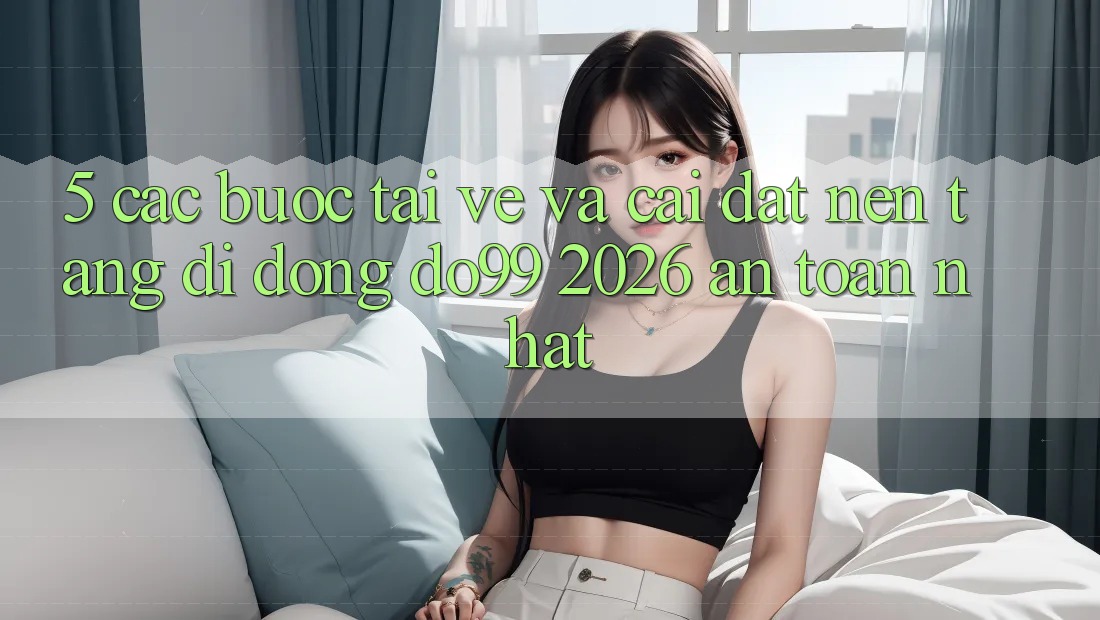 5. Các bước Tải về Và Cài Đặt Nền tảng di động DO99 2026 An Toàn Nhất
