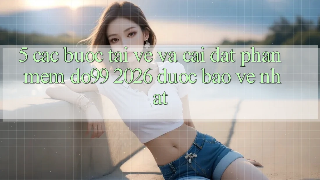 5. Các bước Tải về Và Cài Đặt Phần mềm DO99 2026 Được bảo vệ Nhất