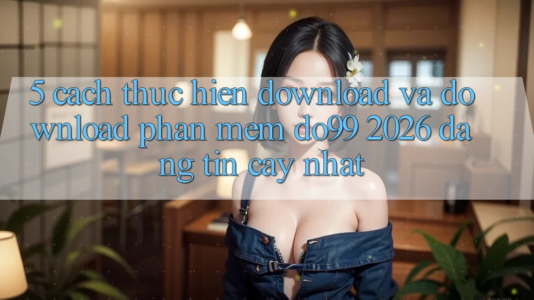 5. Cách thực hiện Download Và Download Phần mềm DO99 2026 Đáng tin cậy Nhất