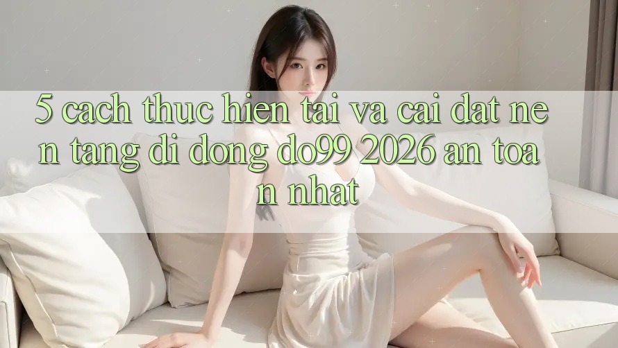5. Cách thực hiện Tải Và Cài Đặt Nền tảng di động DO99 2026 An Toàn Nhất