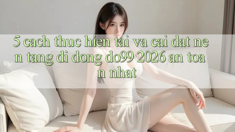 5. Cách thực hiện Tải Và Cài Đặt Nền tảng di động DO99 2026 An toàn Nhất