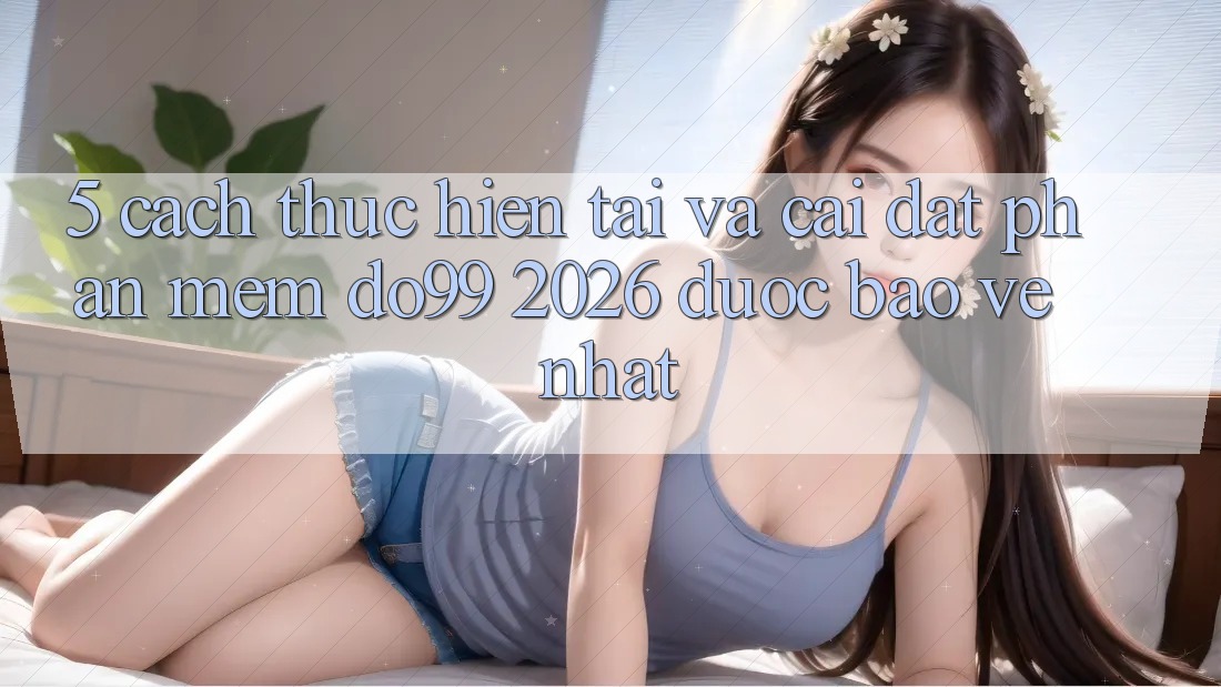 5. Cách thực hiện Tải Và Cài Đặt Phần mềm DO99 2026 Được bảo vệ Nhất