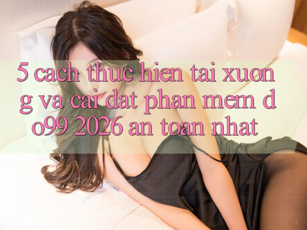 5. Cách thực hiện Tải xuống Và Cài Đặt Phần mềm DO99 2026 An Toàn Nhất