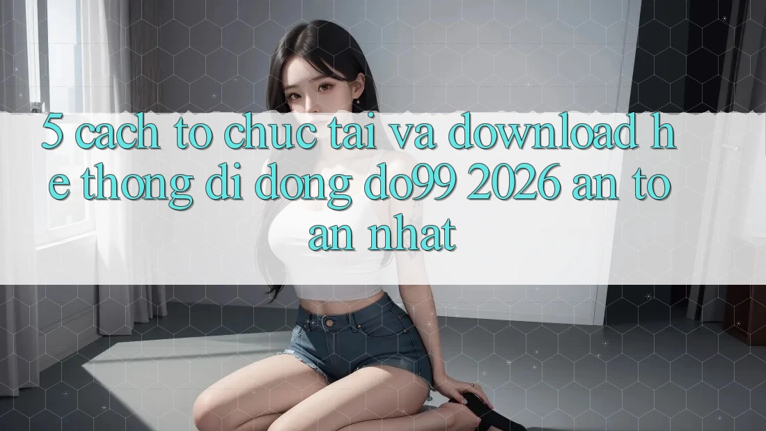 5. Cách tổ chức Tải Và Download Hệ thống di động DO99 2026 An Toàn Nhất