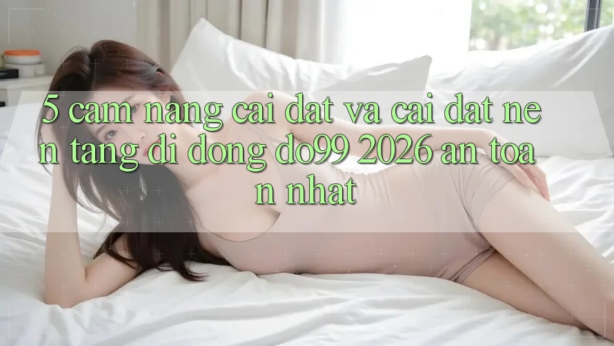 5. Cẩm nang Cài đặt Và Cài Đặt Nền tảng di động DO99 2026 An Toàn Nhất