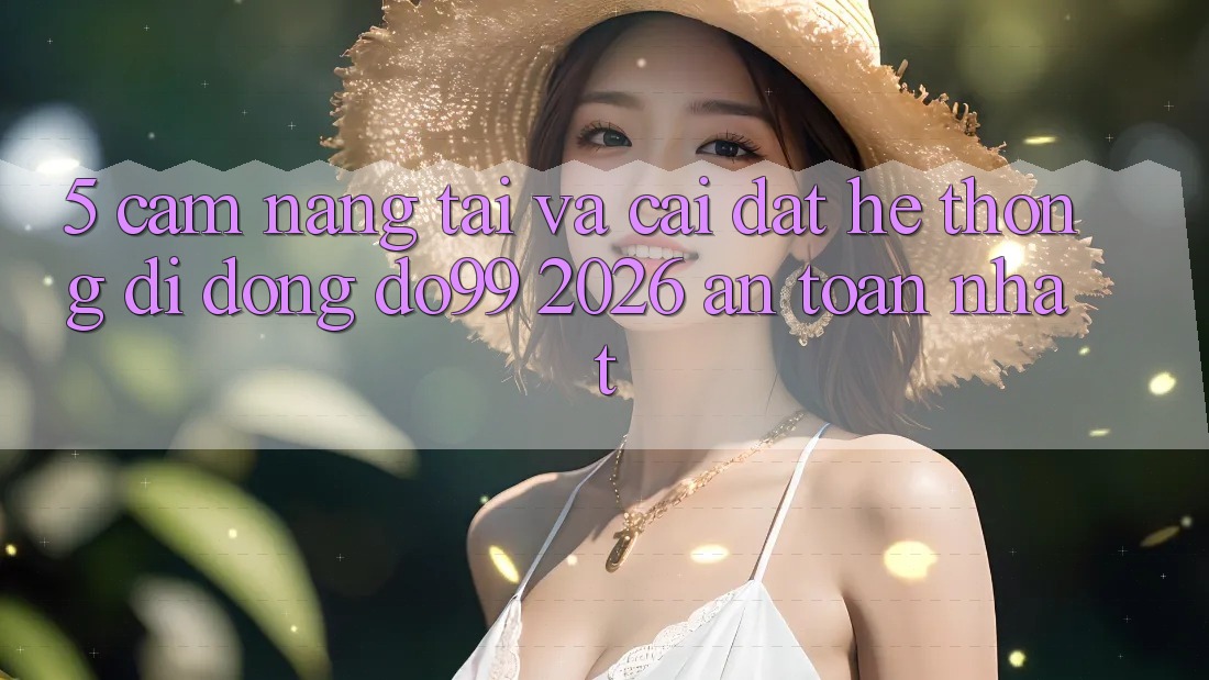 5. Cẩm nang Tải Và Cài Đặt Hệ thống di động DO99 2026 An Toàn Nhất
