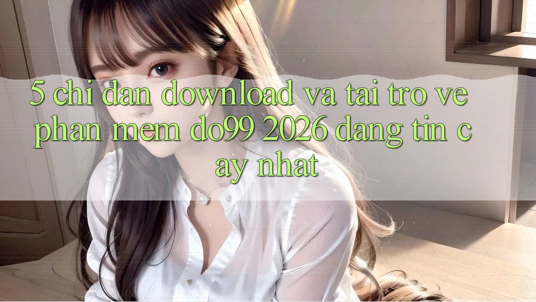 5. Chỉ dẫn Download Và Tải trở về Phần mềm DO99 2026 Đáng tin cậy Nhất