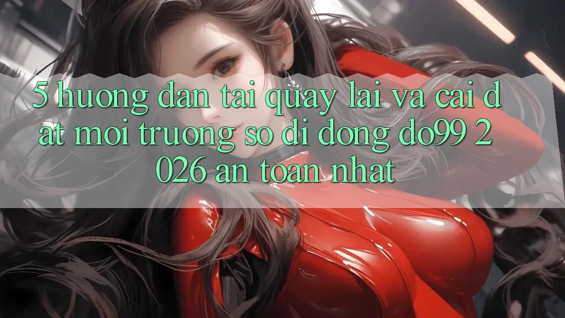 5. Hướng Dẫn Tải quay lại Và Cài Đặt Môi trường số di động DO99 2026 An Toàn Nhất