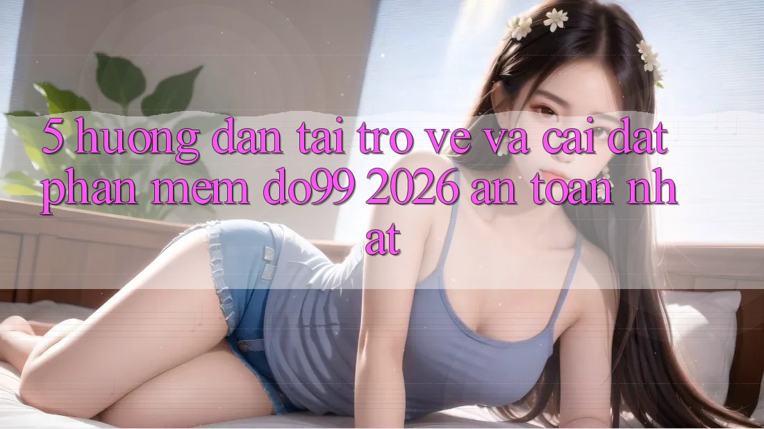 5. Hướng Dẫn Tải trở về Và Cài Đặt Phần mềm DO99 2026 An Toàn Nhất