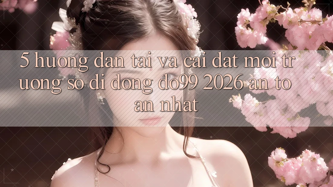 5. Hướng Dẫn Tải Và Cài Đặt Môi trường số di động DO99 2026 An toàn Nhất