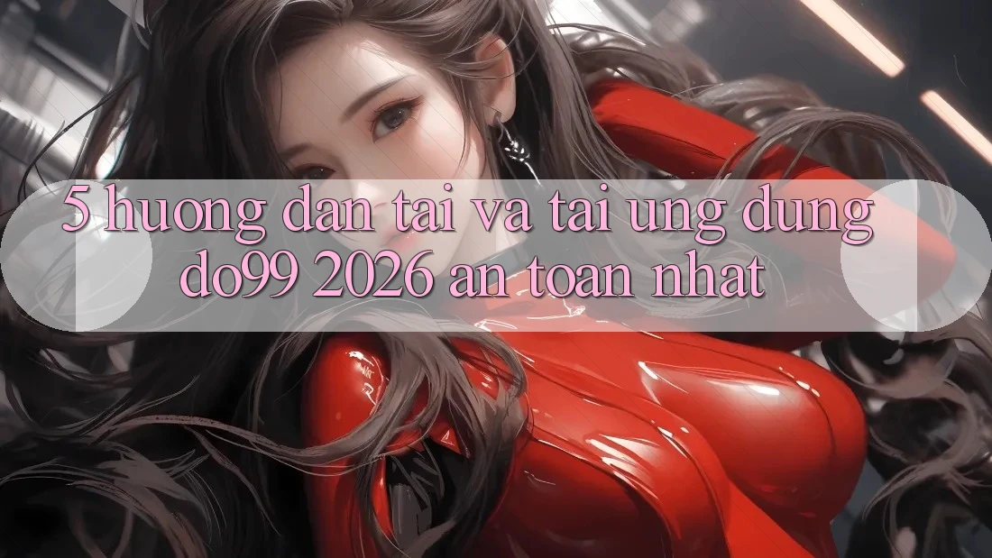 5. Hướng Dẫn Tải Và Tải Ứng dụng DO99 2026 An Toàn Nhất