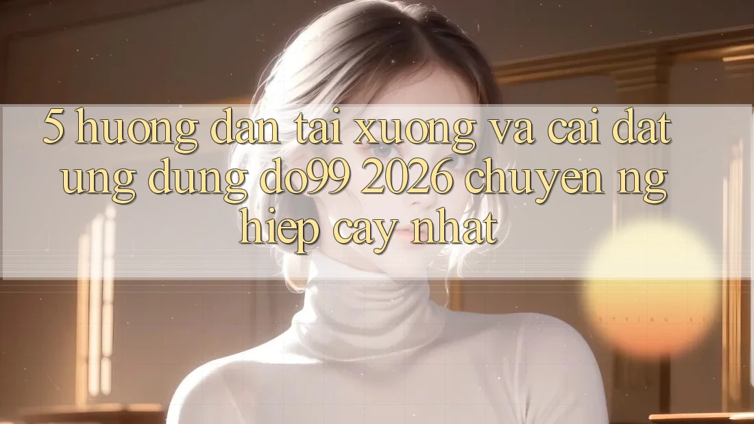 5. Hướng Dẫn Tải xuống Và Cài Đặt Ứng dụng DO99 2026 Chuyên nghiệp cậy Nhất