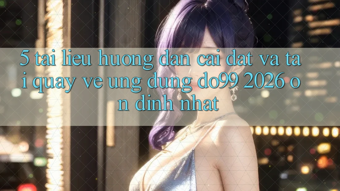 5. Tài liệu hướng dẫn Cài đặt Và Tải quay về Ứng dụng DO99 2026 Ổn định Nhất