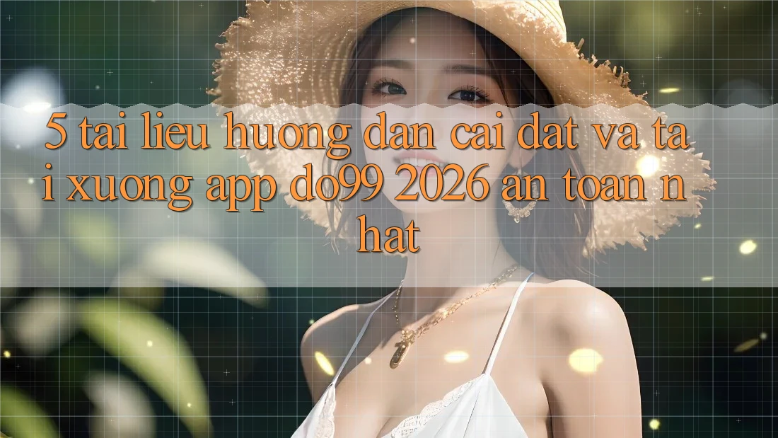 5. Tài liệu hướng dẫn Cài đặt Và Tải xuống App DO99 2026 An Toàn Nhất