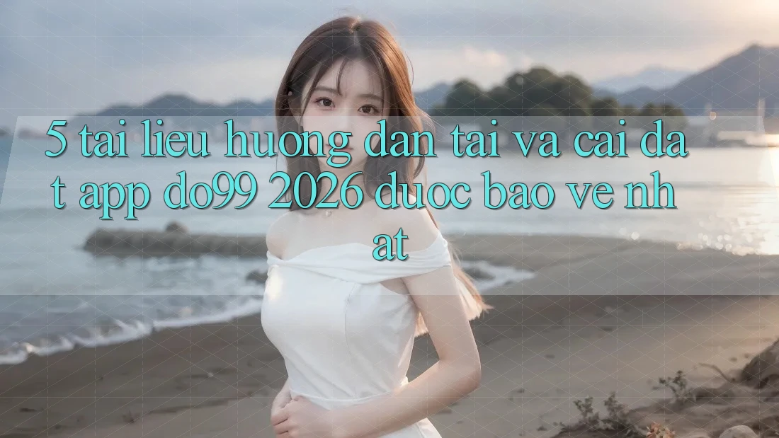 5. Tài liệu hướng dẫn Tải Và Cài Đặt App DO99 2026 Được bảo vệ Nhất