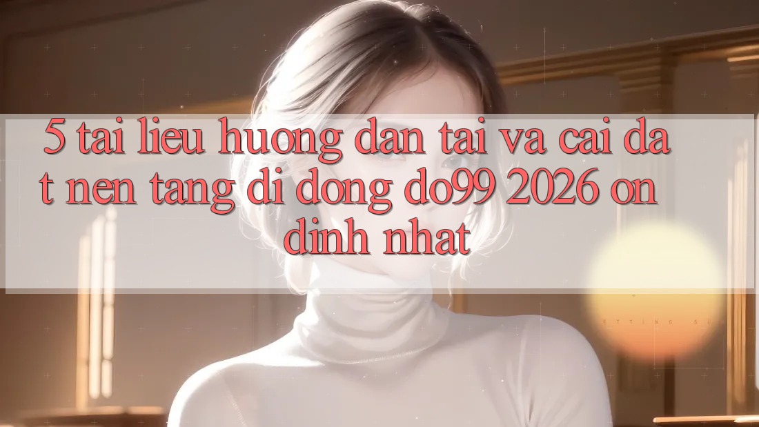5. Tài liệu hướng dẫn Tải Và Cài Đặt Nền tảng di động DO99 2026 Ổn định Nhất