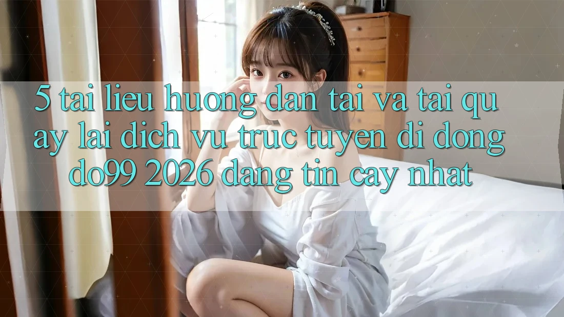 5. Tài liệu hướng dẫn Tải Và Tải quay lại Dịch vụ trực tuyến di động DO99 2026 Đáng tin cậy Nhất 5. Tài liệu hướng dẫn Tải Và Tải quay lại Dịch vụ trực tuyến di động DO99 2026 Đáng tin cậy Nhất