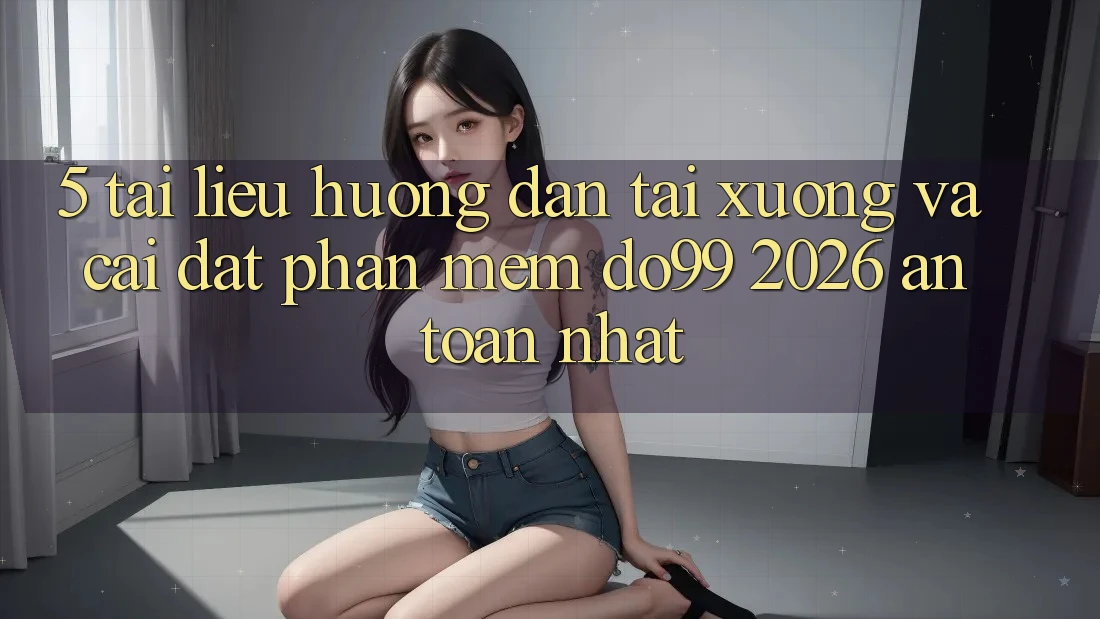 5. Tài liệu hướng dẫn Tải xuống Và Cài Đặt Phần mềm DO99 2026 An toàn Nhất