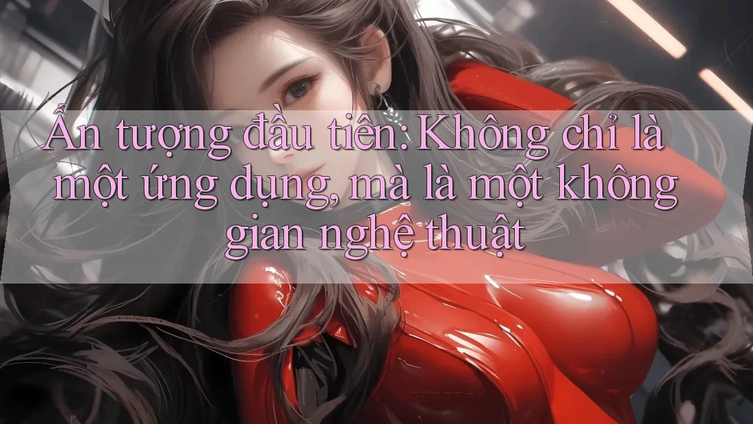 Ấn tượng đầu tiên: Không chỉ là một ứng dụng, mà là một không gian nghệ thuật