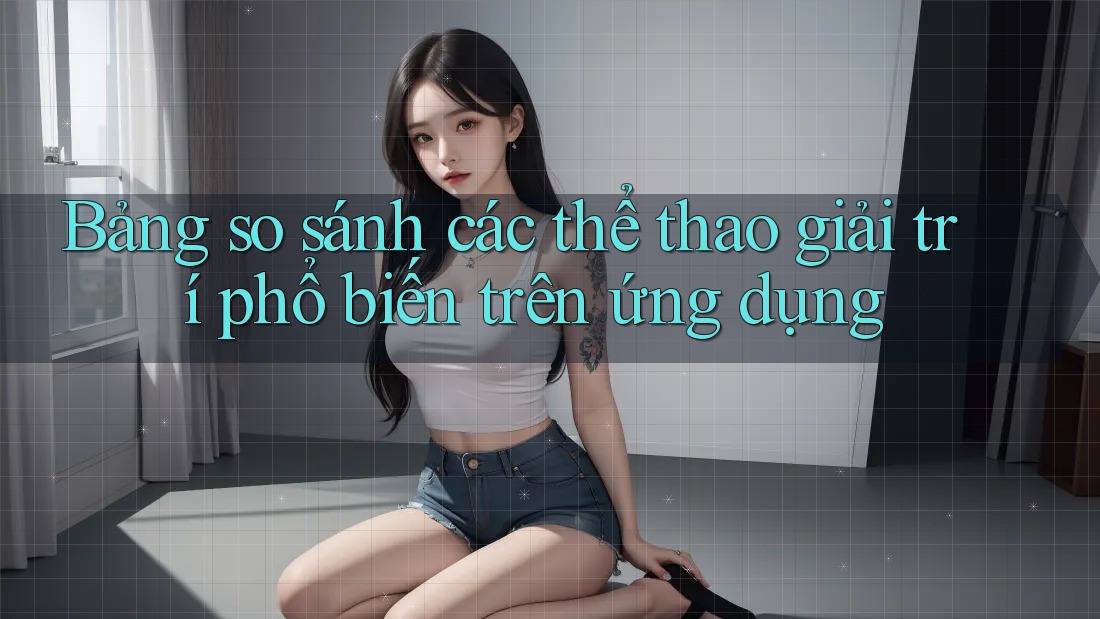Bảng so sánh các thể thao giải trí phổ biến trên ứng dụng