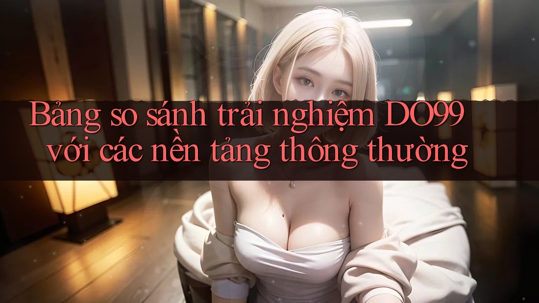 Bảng so sánh trải nghiệm DO99 với các nền tảng thông thường