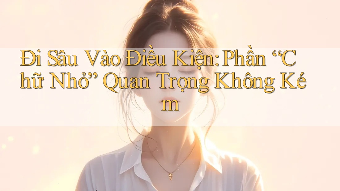 Đi Sâu Vào Điều Kiện: Phần “Chữ Nhỏ” Quan Trọng Không Kém