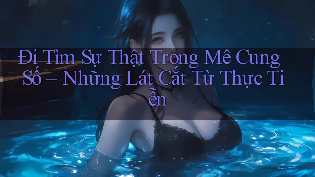 Đi Tìm Sự Thật Trong Mê Cung Số – Những Lát Cắt Từ Thực Tiễn