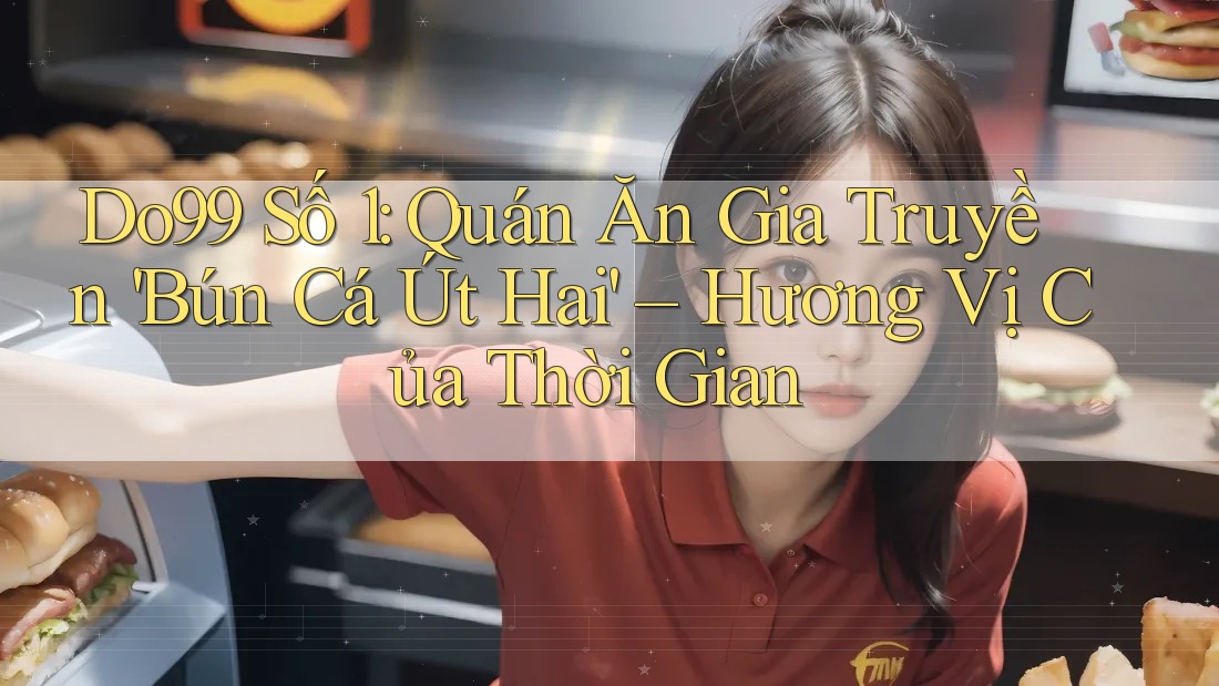 Do99 Số 1: Quán Ăn Gia Truyền 'Bún Cá Út Hai' – Hương Vị Của Thời Gian