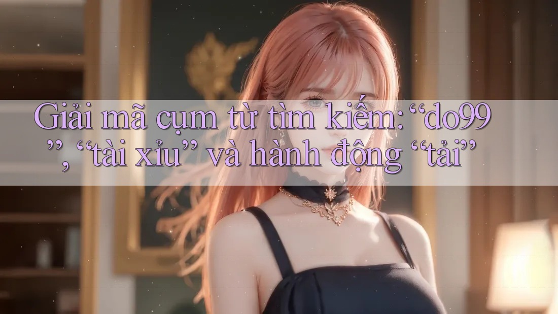 Giải mã cụm từ tìm kiếm: “do99”, “tài xỉu” và hành động “tải”