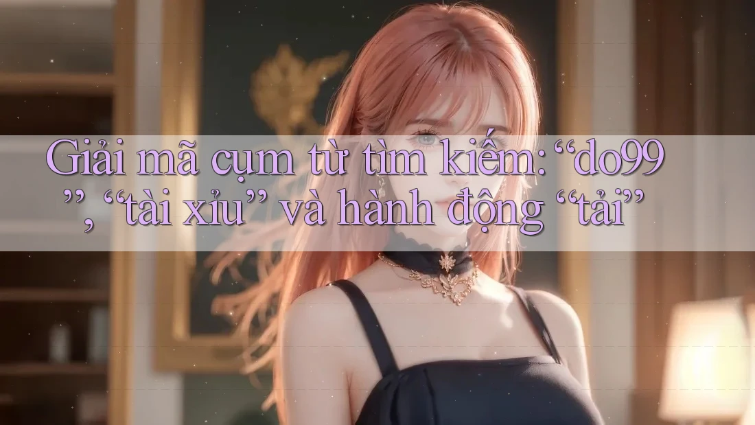 Giải mã cụm từ tìm kiếm: “do99”, “tài xỉu” và hành động “tải”