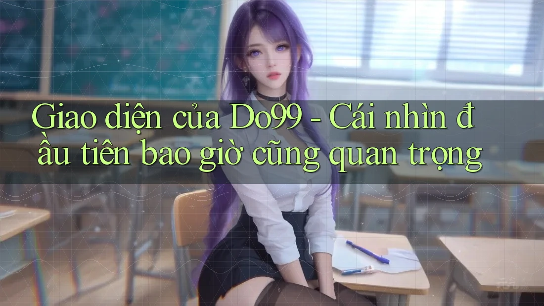 Giao diện của Do99 - Cái nhìn đầu tiên bao giờ cũng quan trọng