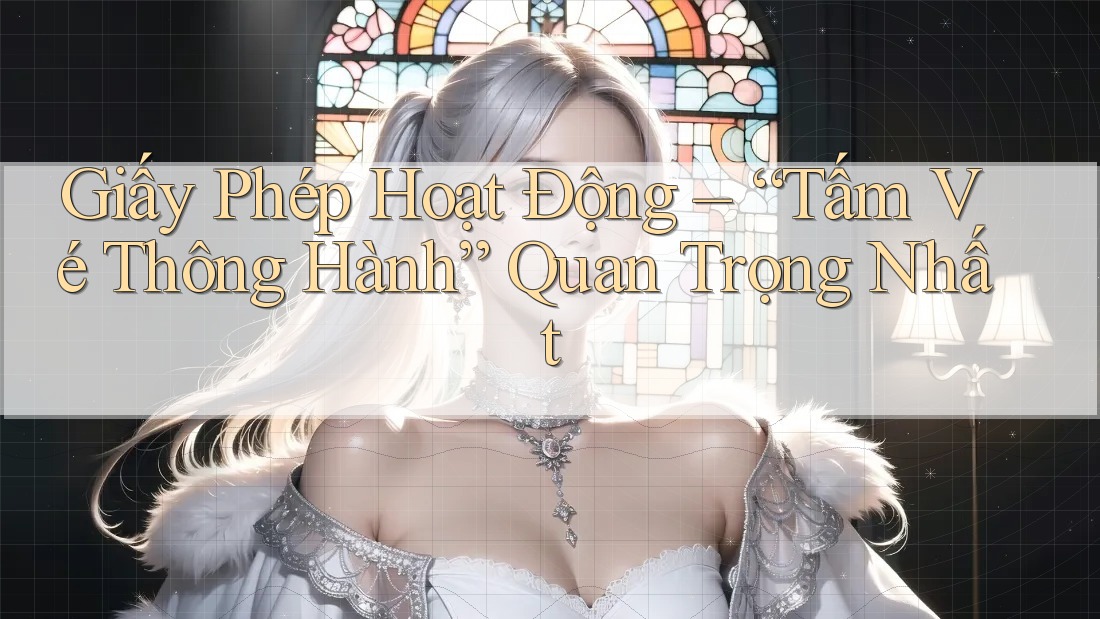 Giấy Phép Hoạt Động – “Tấm Vé” Thông Hành Quan Trọng Nhất