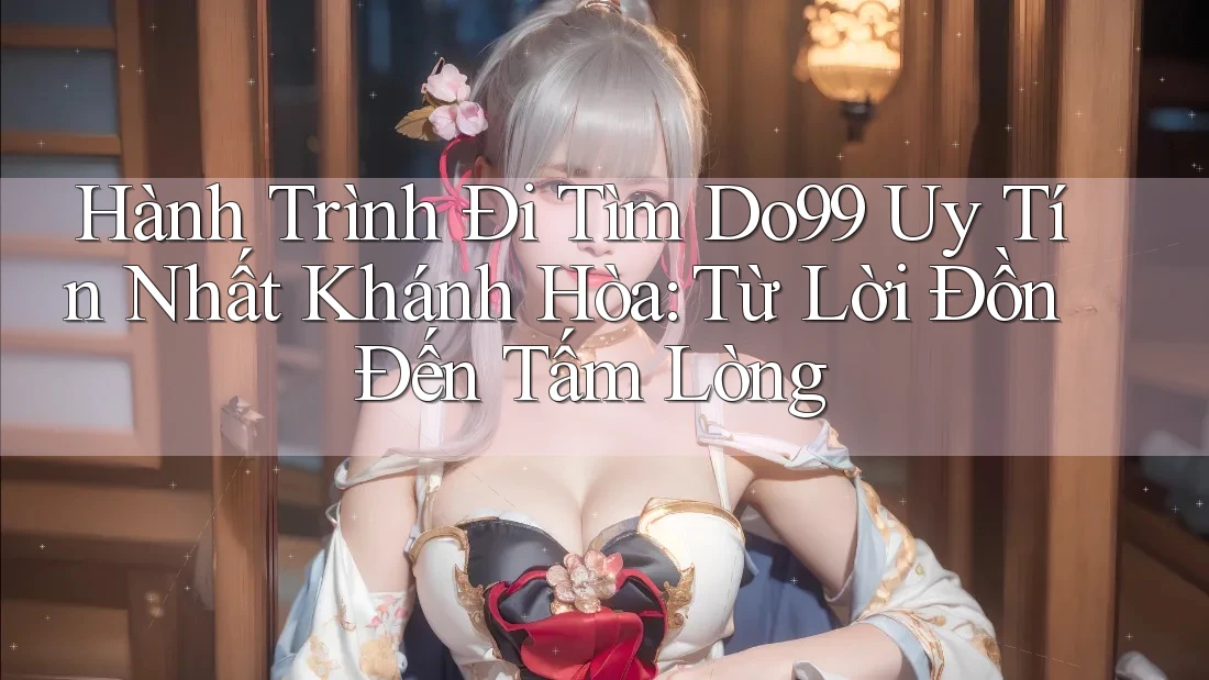 Hành Trình Đi Tìm Do99 Uy Tín Nhất Khánh Hòa: Từ Lời Đồn Đến Tấm Lòng