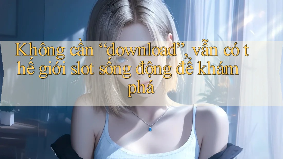 Không cần “download”, vẫn có thế giới slot sống động để khám phá