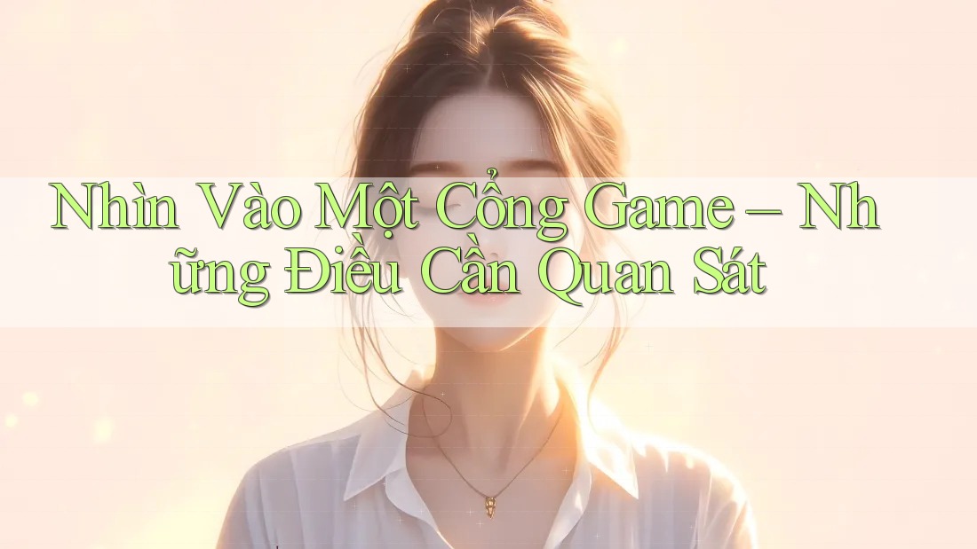 Nhìn Vào Một Cổng Game – Những Điều Cần Quan Sát