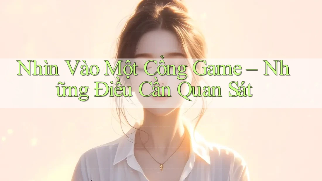 Nhìn Vào Một Cổng Game – Những Điều Cần Quan Sát
