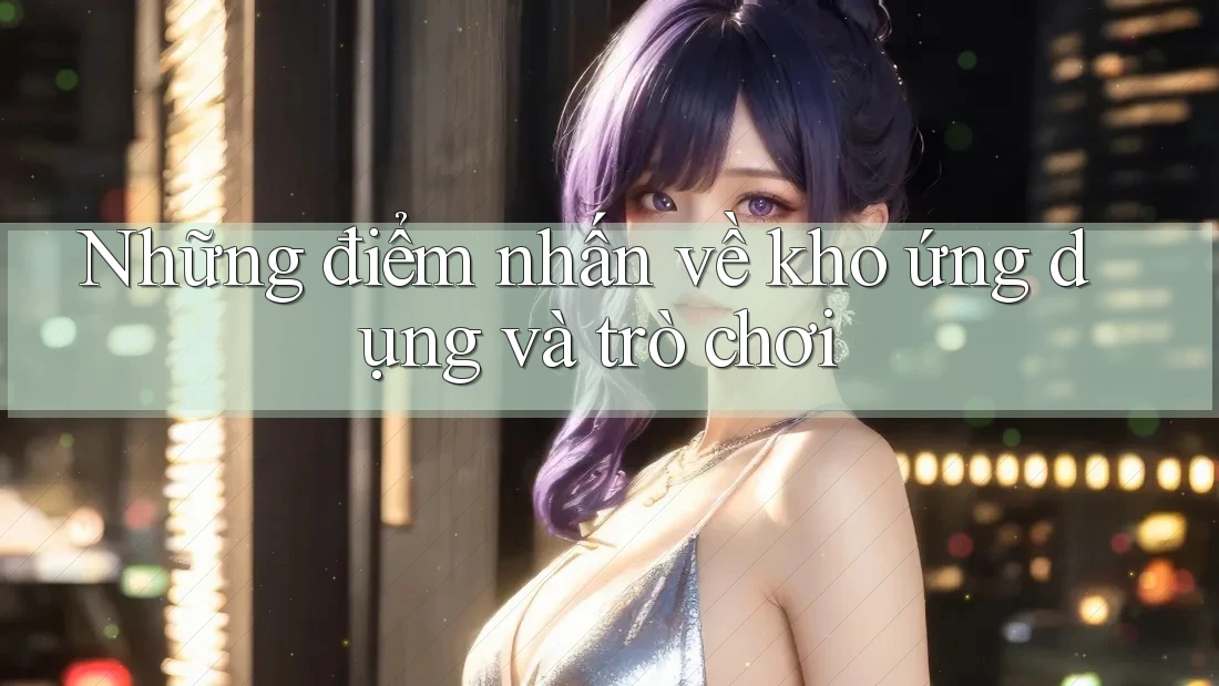 Những điểm nhấn về kho ứng dụng và trò chơi