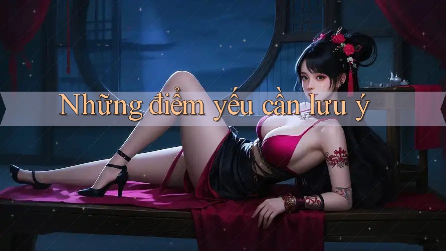 Những điểm yếu cần lưu ý