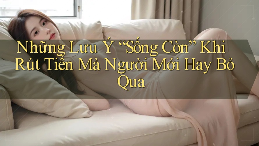 Những Lưu Ý “Sống Còn” Khi Rút Tiền Mà Người Mới Hay Bỏ Qua