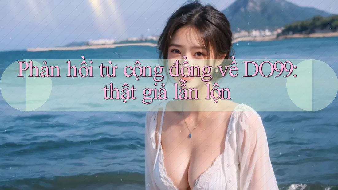 Phản hồi từ cộng đồng về DO99: thật giả lẫn lộn