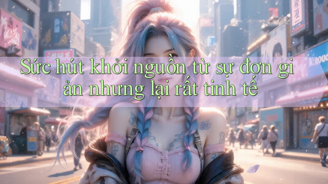 Sức hút khởi nguồn từ sự đơn giản nhưng lại rất tinh tế