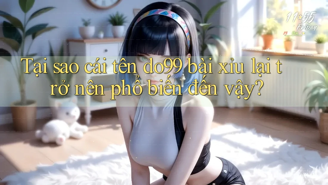 Tại sao cái tên do99 bài xỉu lại trở nên phổ biến đến vậy?
