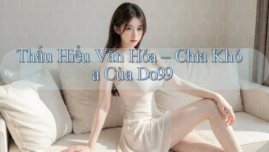 Thấu Hiểu Văn Hóa – Chìa Khóa Của Do99