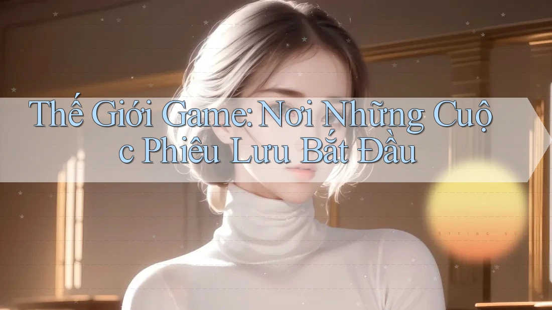 Thế Giới Game: Nơi Những Cuộc Phiêu Lưu Bắt Đầu